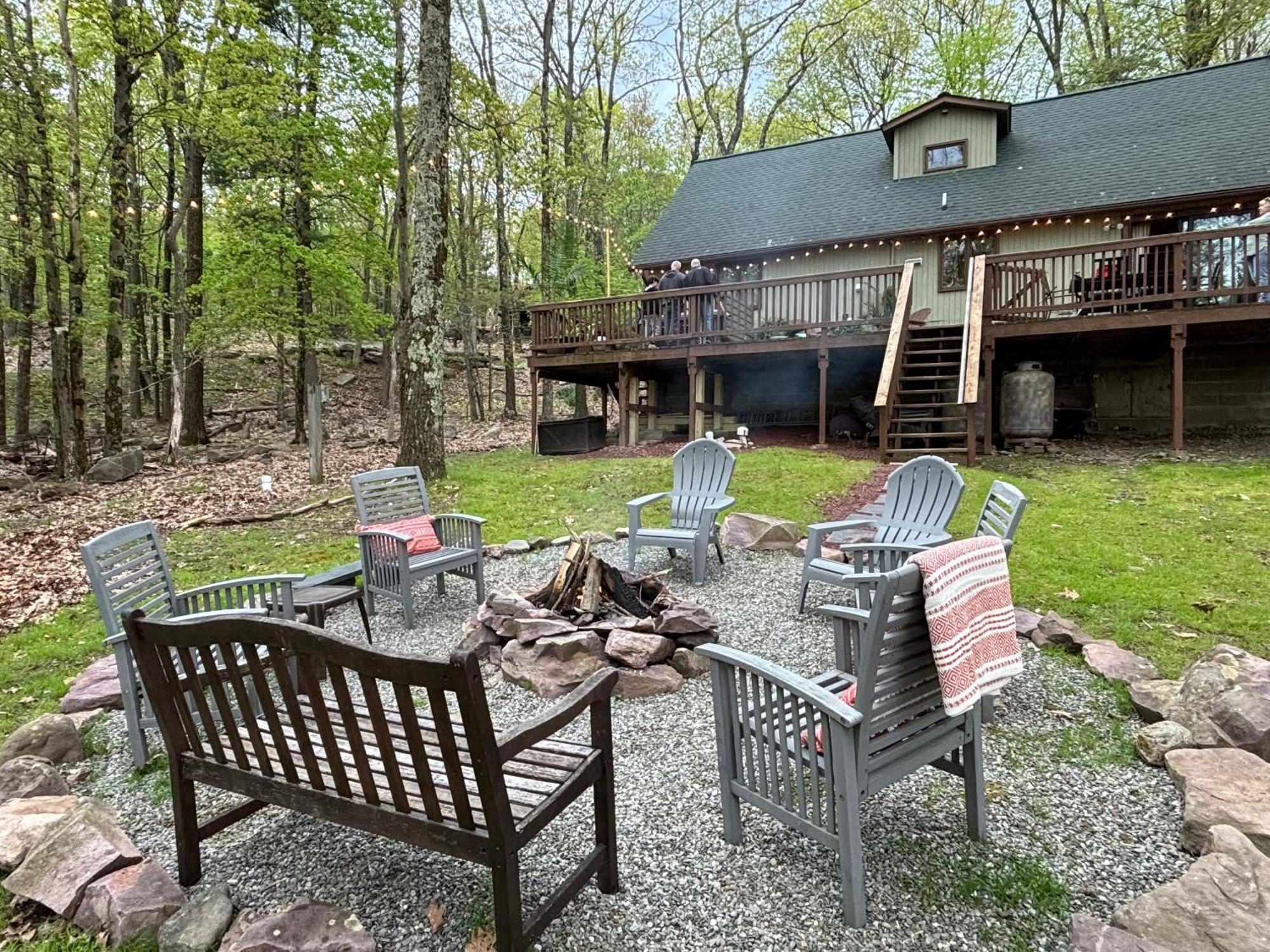 Pocono Mountain View Lake House In Lake Harmony Esterno foto
